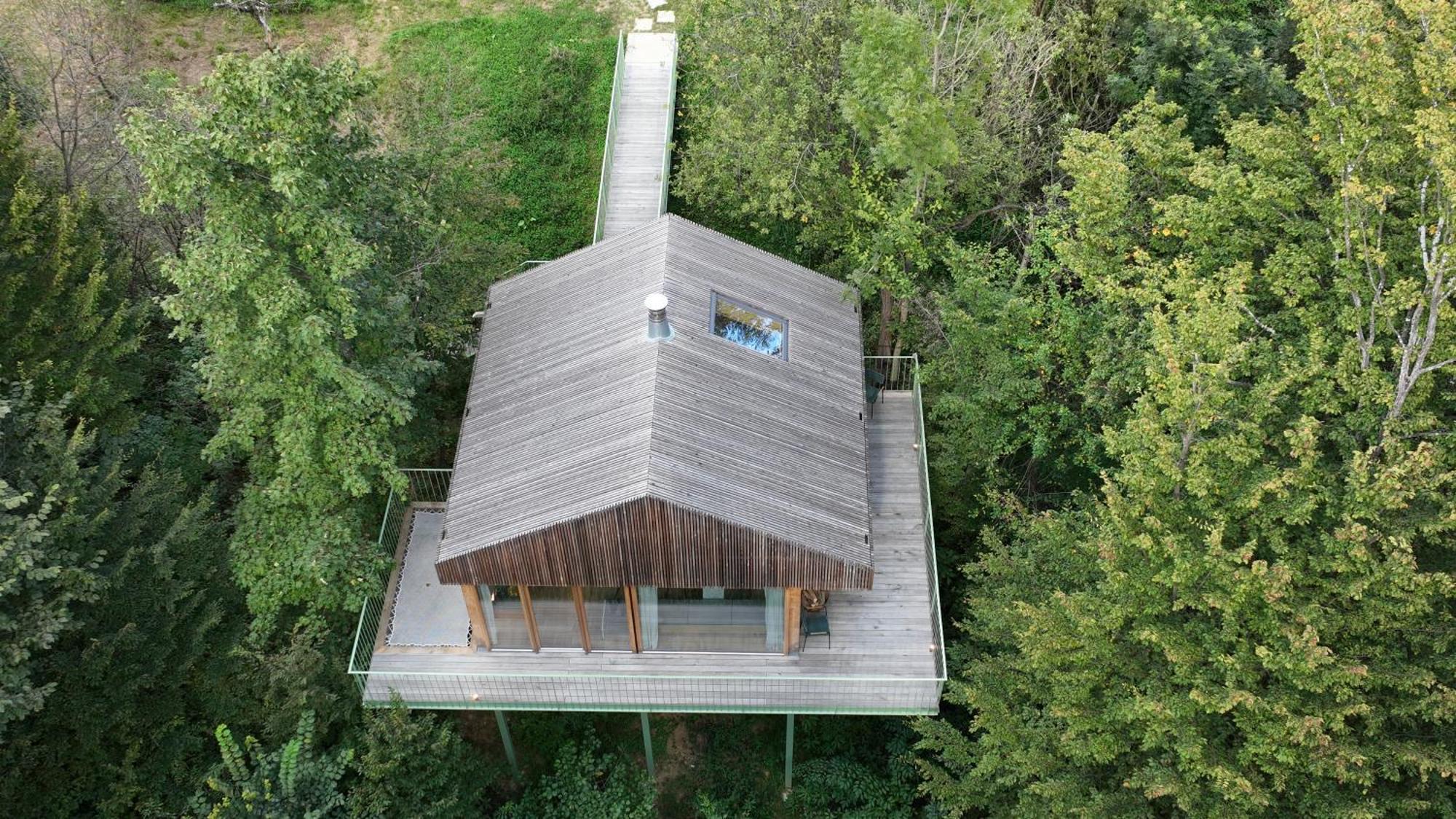 Ferienwohnung Baumhaus Buchengruen Dobl-Zwaring Exterior foto